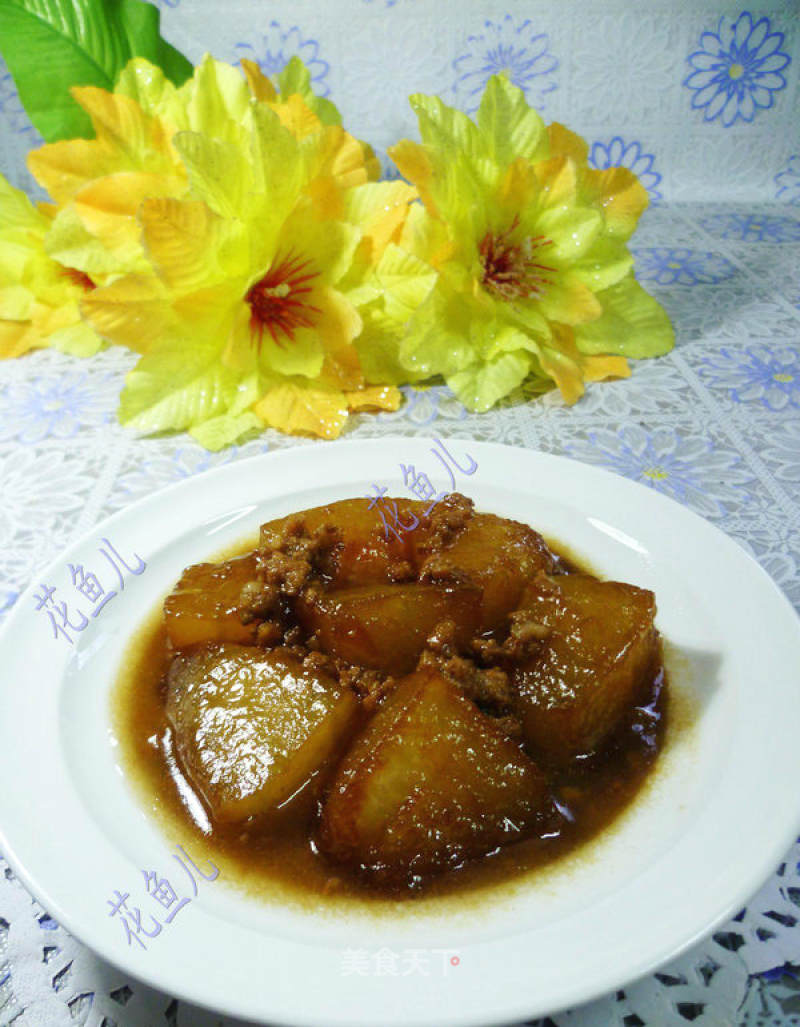 Winter Melon with Minced Meat recipe