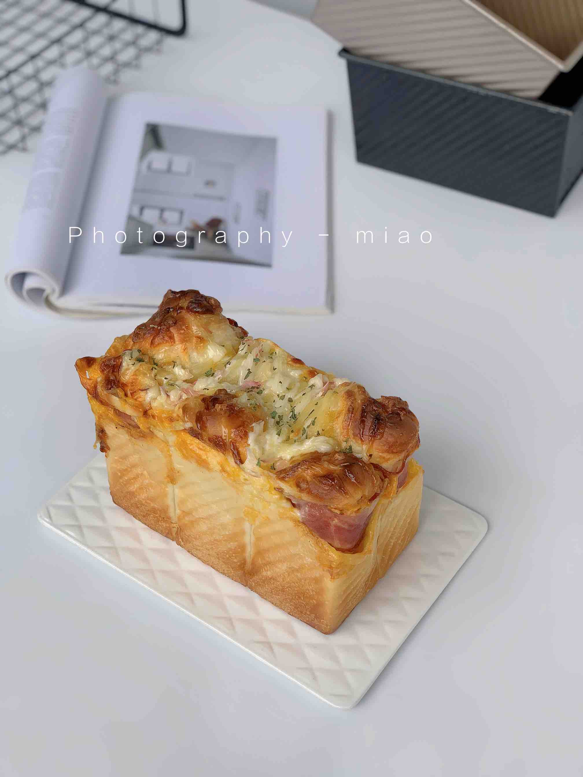 Cheese Bacon Onion Toast recipe