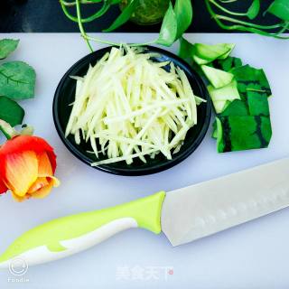 "watermelon" Mixed with Refreshing Watermelon Rind recipe