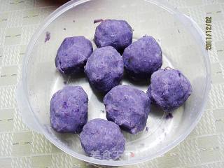 Purple Sweet Potato Mantou recipe