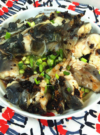 Steamed Tongs Fish with Tempeh