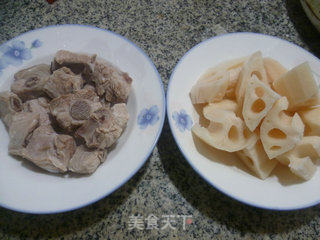 Pork Ribs Roasted Lotus Root recipe