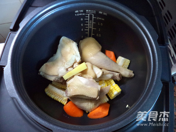 Chicken Soup with Tea Tree Mushroom recipe