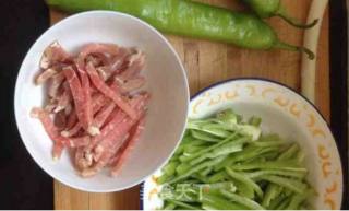 Green Pepper Shredded Pork recipe