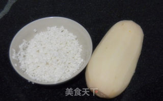 Rose Honey Glutinous Rice Lotus Root recipe