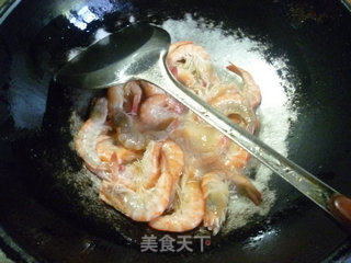 Stir-fried Cauliflower with Shrimp and Green Pepper recipe