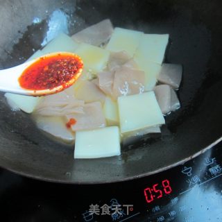 Spicy Two-color Tofu recipe