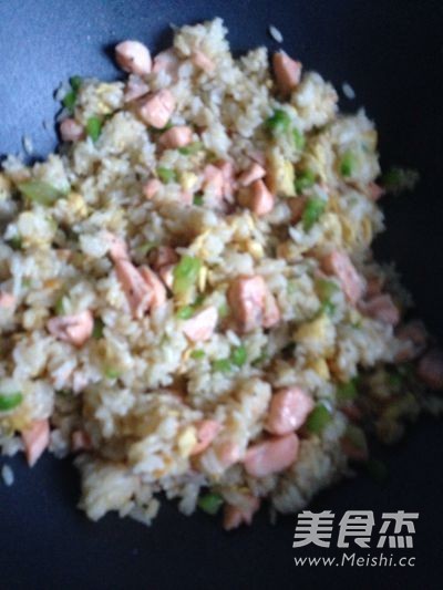 Salmon Fried Rice recipe