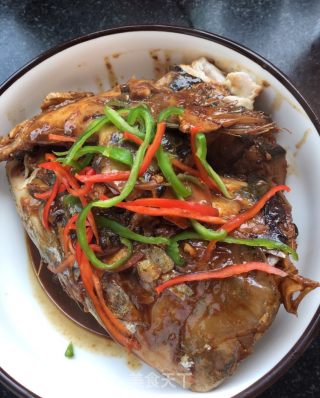 Braised Spanish Mackerel Head recipe