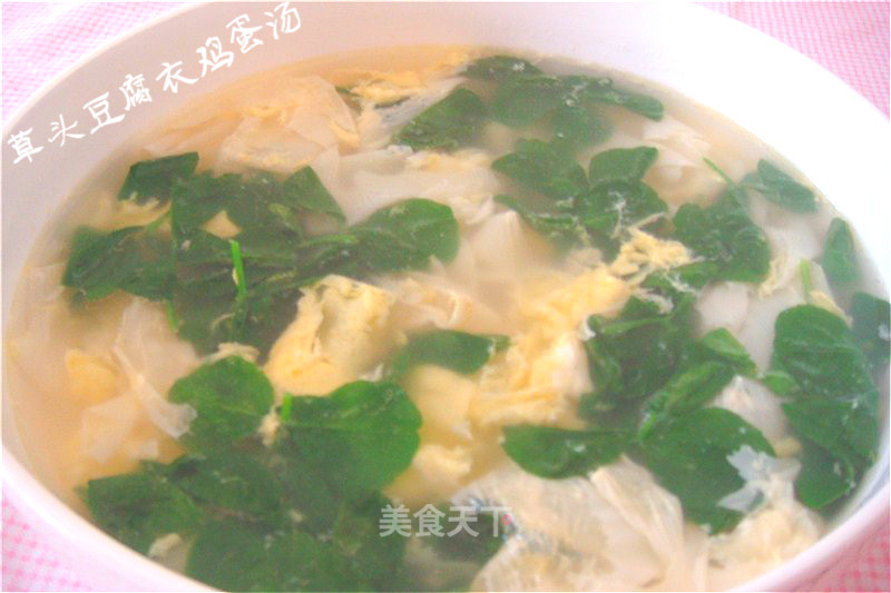 Soup with Tofu and Egg Soup recipe