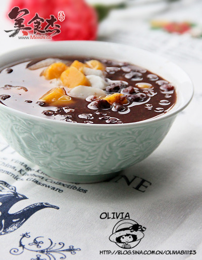 Taro Balls and Red Bean Paste recipe
