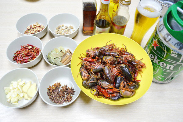 Braised Beer Crayfish in Oil recipe