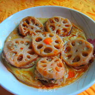 Steamed Lotus Root with Meat recipe