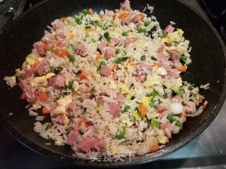 Luncheon Meat and Egg Fried Rice recipe