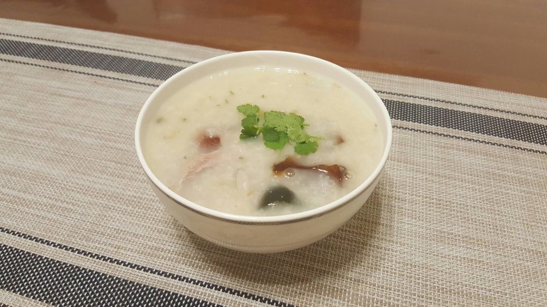 Congee with Preserved Egg and Lean Meat recipe