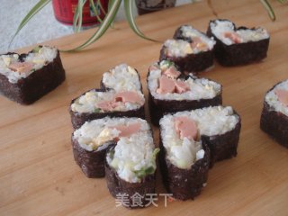 Fried Rice Sushi recipe