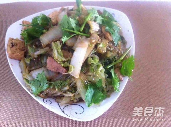 Pork and Cabbage Stewed Vermicelli recipe