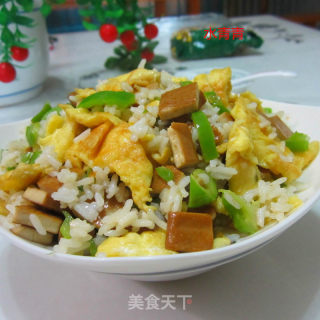 Fried Rice with Egg Tofu recipe