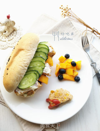 Mango Chicken Burger recipe