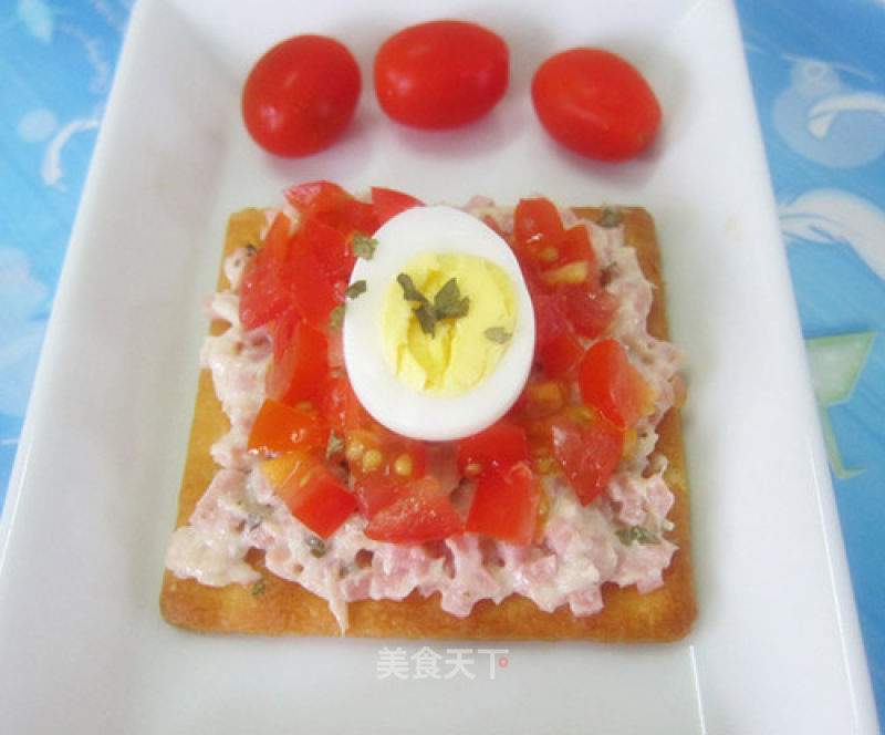 Quick and Nutritious Breakfast***【ham Tuna Soda Crackers】