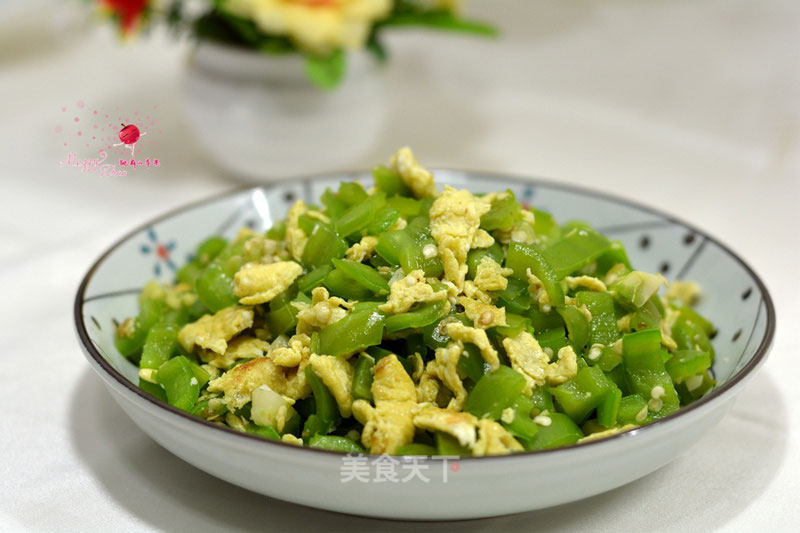 Fried Chili with Egg recipe