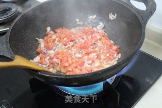 Fried Rice with Tomato, Shrimp and Egg recipe