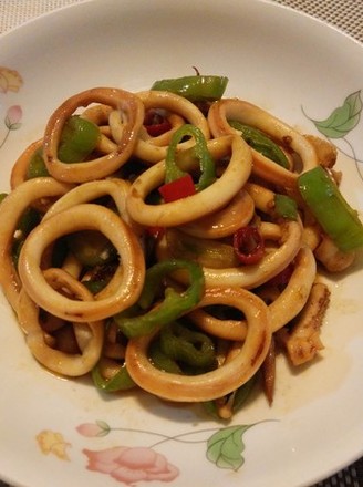 Green Pepper Squid Rings recipe