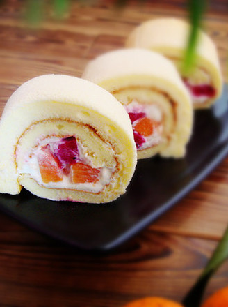 Fruit Cake Roll recipe