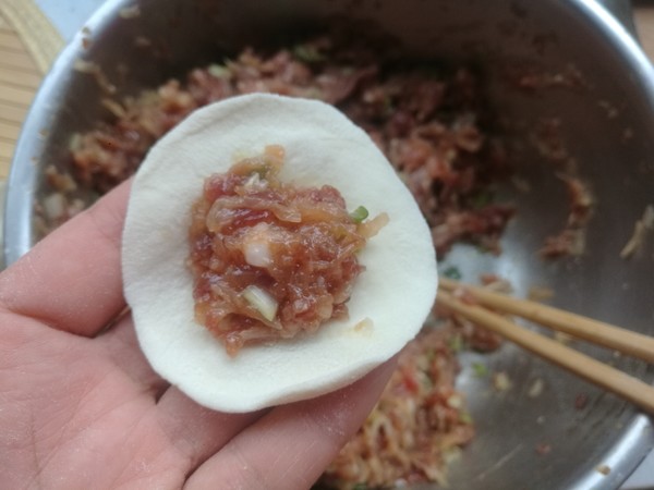 Beef and White Radish Dumplings recipe