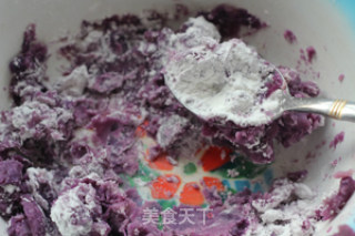 A Collection of Color, Fragrance and Taste, and Can Pull Out A Long Snack---【purple Sweet Potato Cheese Ball】 recipe