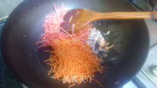 Double Color Carrot Shreds recipe