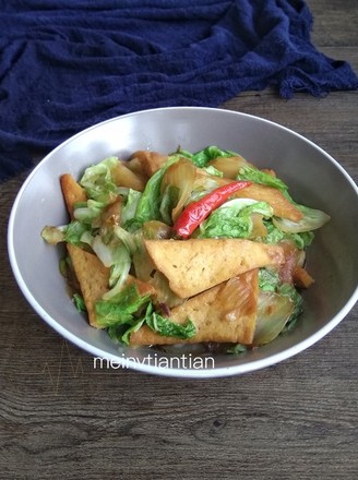 Stir-fried Tofu with Cabbage