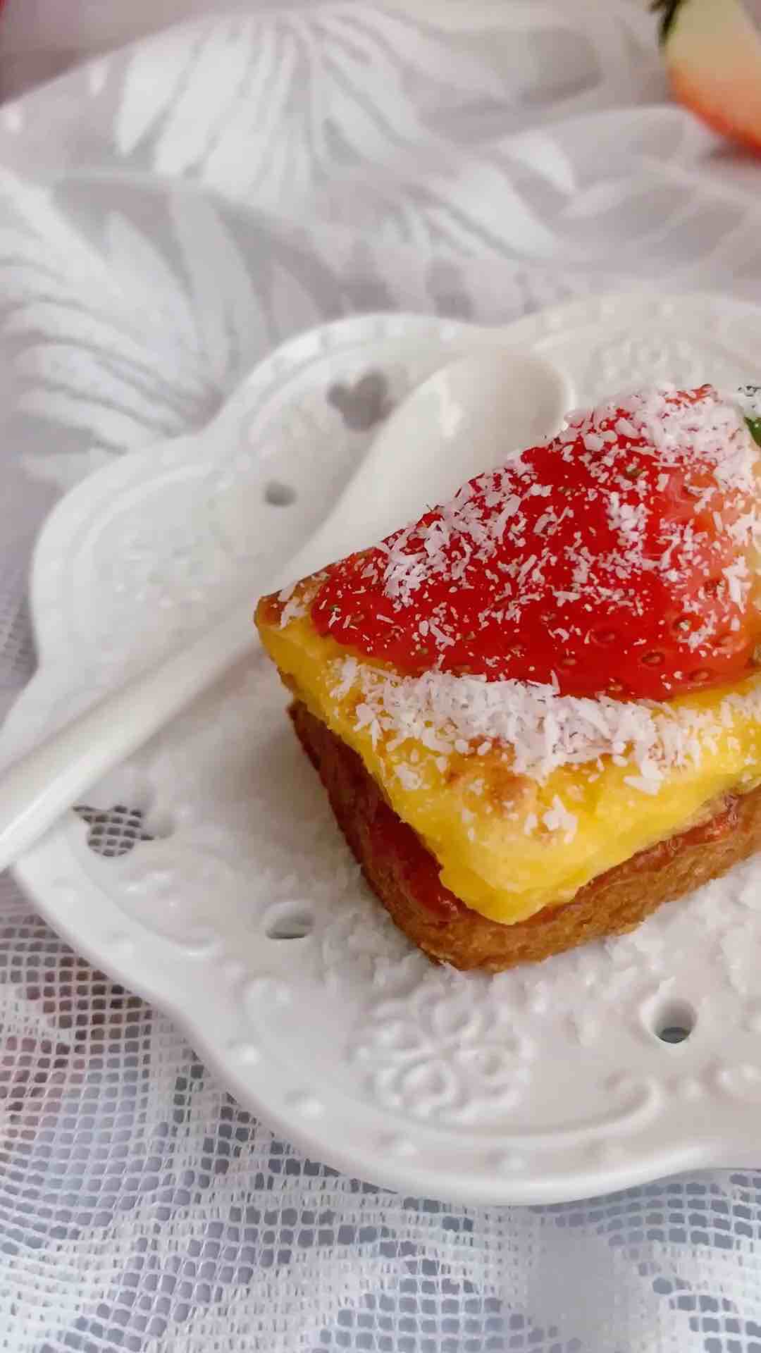 Strawberry Toast Pie recipe