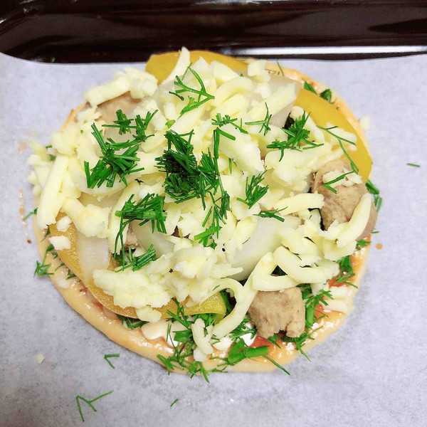 Fennel Beef Mini Pizza (10cm) recipe