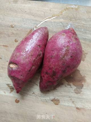 Purple Sweet Potato Glutinous Rice Cake recipe