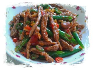Stir-fried Beef with Pickled Peppers recipe