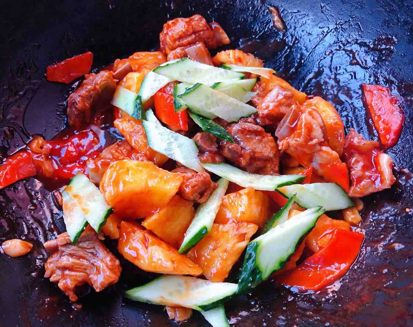 Sweet and Sour Pineapple Pork Ribs recipe