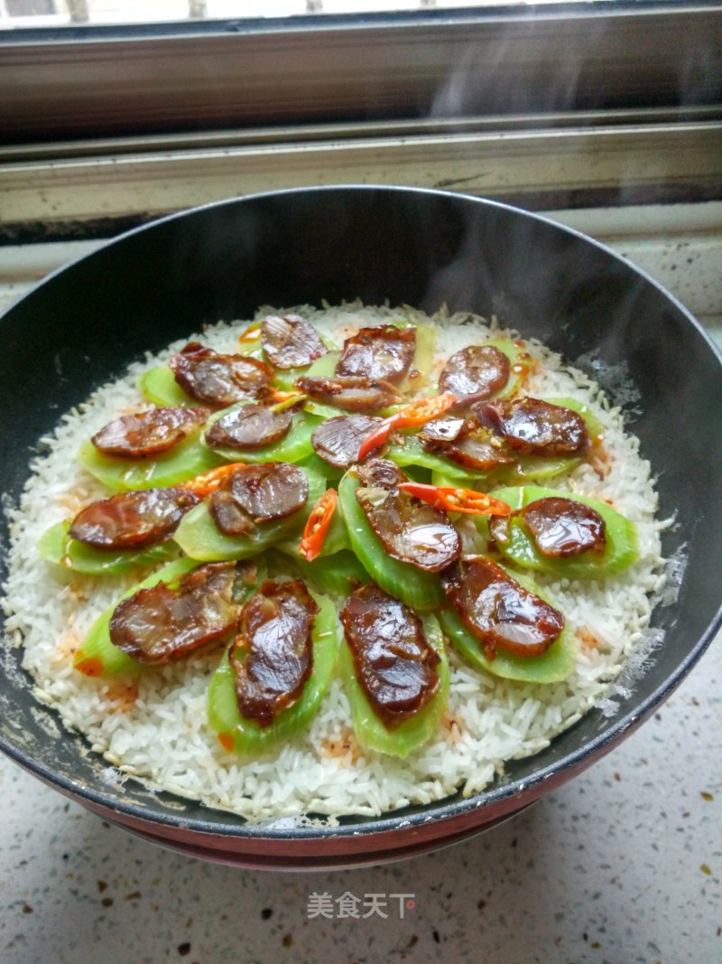 Sausage Claypot Rice recipe