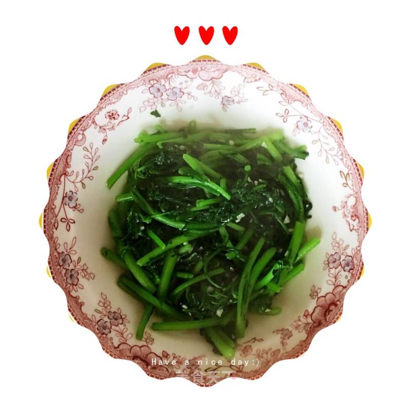 Garlic Chrysanthemum recipe