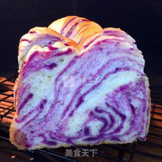 #aca烤明星大赛#purple Potato Toast recipe