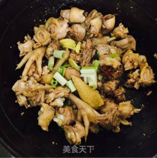 Stewed Chicken with Mushrooms recipe