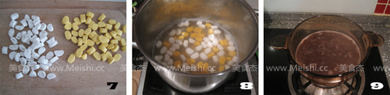 Taro Balls and Red Bean Paste recipe