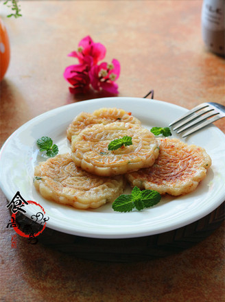 Potato Luncheon Meat Pancakes recipe