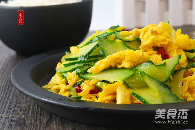 "jiaxia" Homemade Cucumber Scrambled Eggs Super Delicious, Simple and Fast recipe