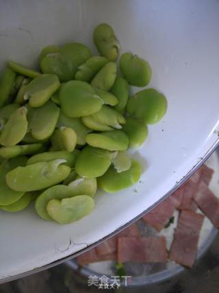 Fried Broad Beans with Bacon recipe