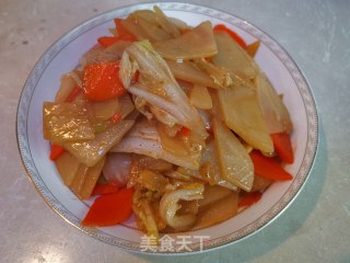 Stir-fried Cabbage Slices recipe