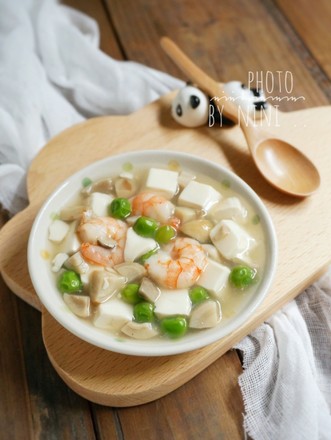 Braised Tofu with Shrimp recipe