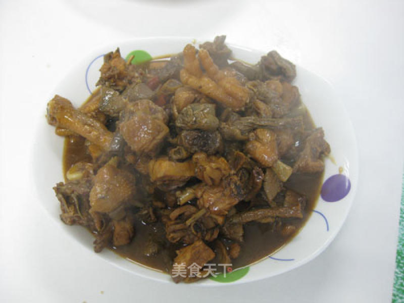 Laoshan Stewed Chicken with Pine Mushroom recipe