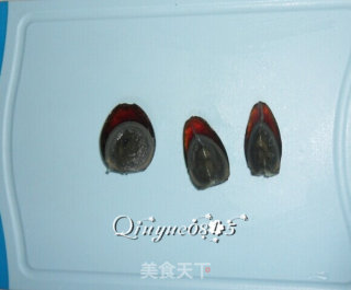 Preserved Egg and Pork Floss recipe