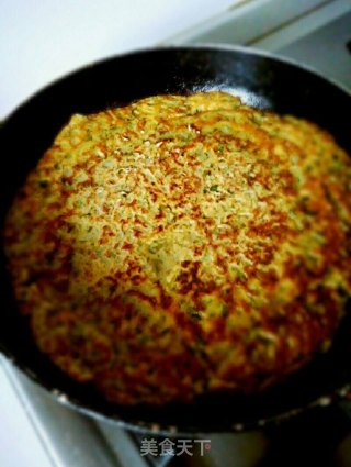 Dandelion Egg Pancake recipe